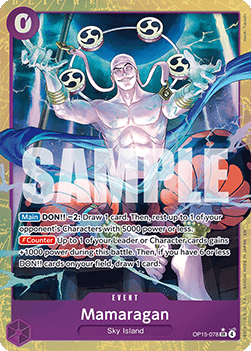 (078) One Piece TCG Adventure on Kami’s Island Single: Mamaragan (OP15-078) (V.2) Alternate Art