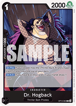 (084) One Piece TCG Adventure on Kami’s Island Single: Dr. Hogback (OP15-084) Common
