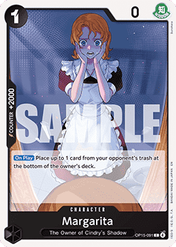 (091) One Piece TCG Adventure on Kami’s Island Single: Margarita (OP15-091) Common