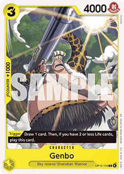 (103) One Piece TCG Adventure on Kami’s Island Single: Genbo (OP15-103) Common