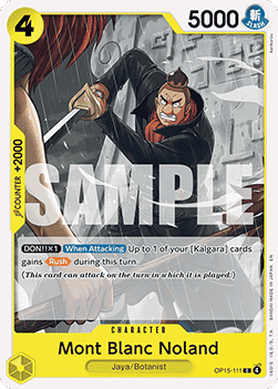 (111) One Piece TCG Adventure on Kami’s Island Single: Mont Blanc Noland (OP15-111) Common