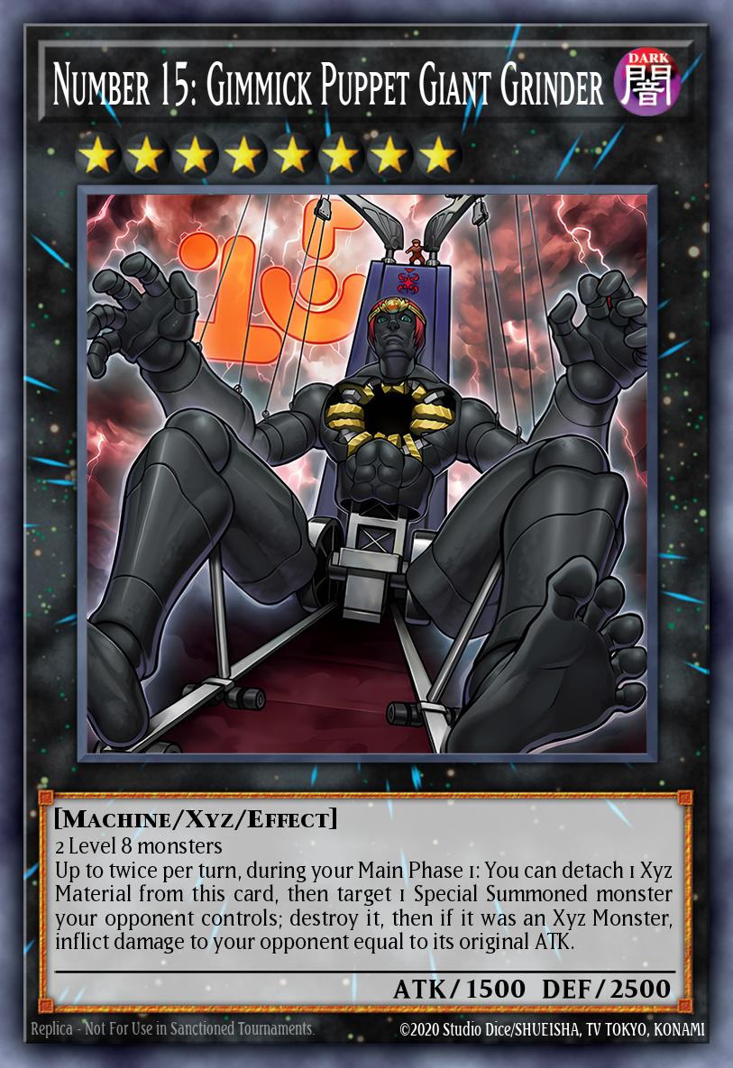 (032) YuGiOh TCG MP24: 25th Anniversary Tin: Dueling Mirrors Single: Number 15: Gimmick Puppet Giant Grinder Quarter Century Secret Rare