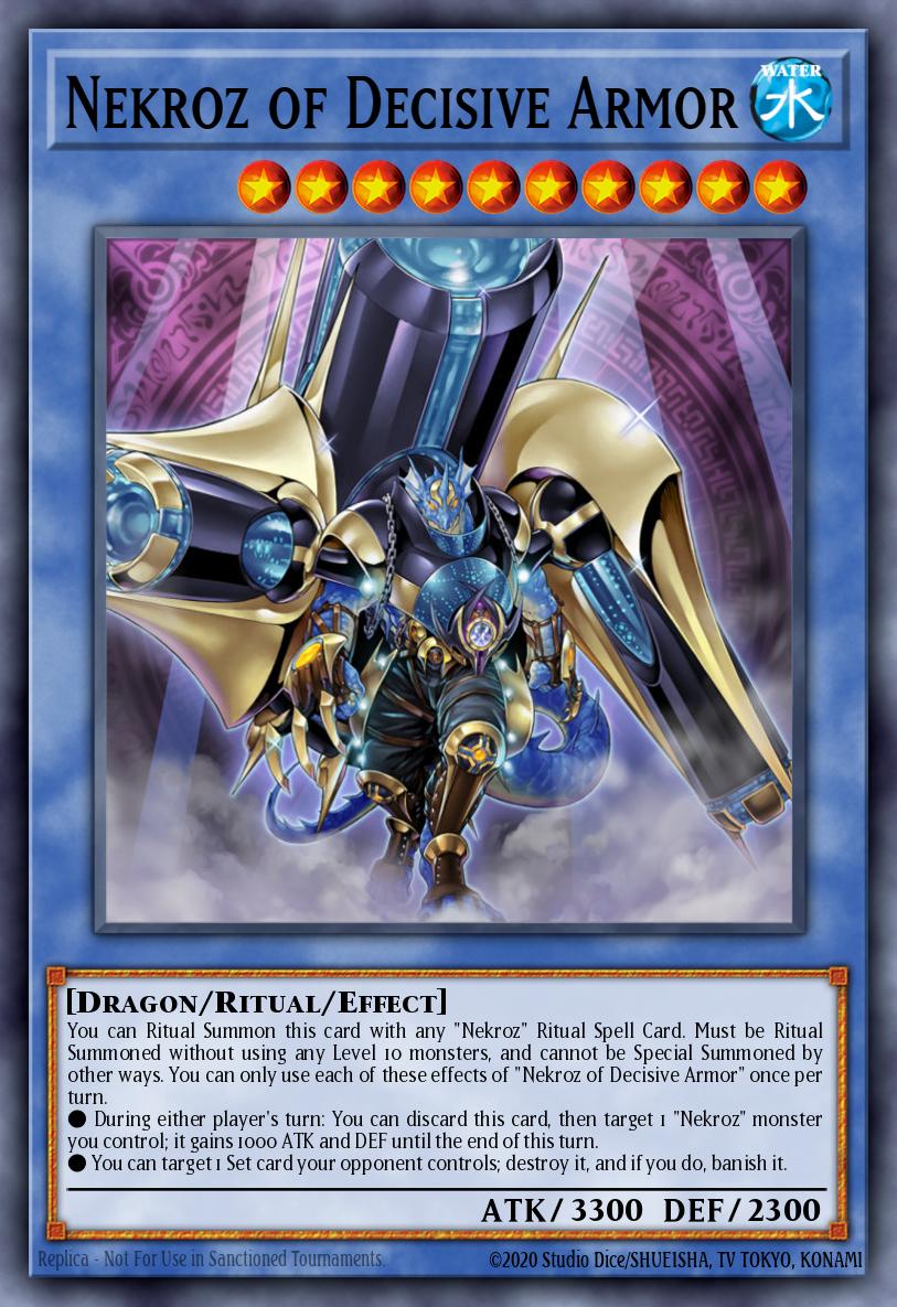 (133) YuGiOh TCG BLMM: Battles of Legend: Monster Mayhem Single: Nekroz of Decisive Armor Ultra Rare