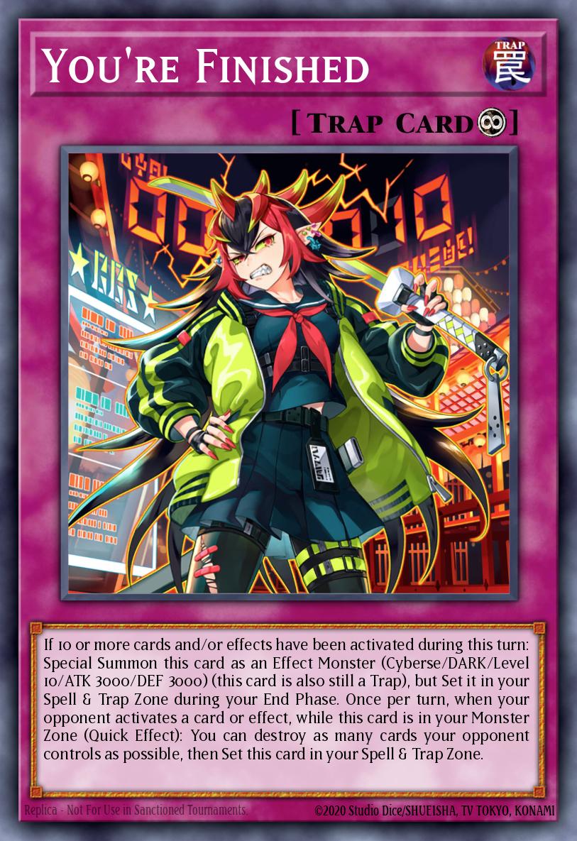 (225) YuGiOh TCG MP24: 25th Anniversary Tin: Dueling Mirrors Single: You're Finished Ultra Rare