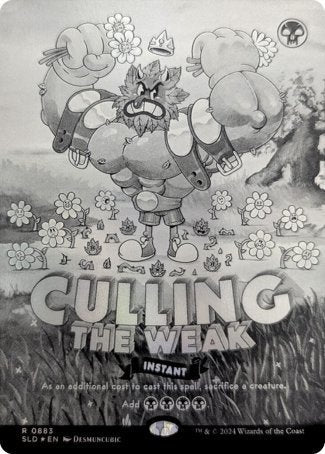 (883) Magic The Gathering Secret Lair Drop Series Single: Culling the Weak Rare