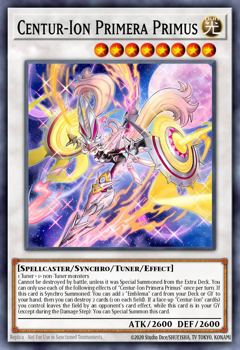 (106) YuGiOh TCG MP25: 2025 Mega-Pack Tin Single: Centur-Ion Primera Primus  Secret Rare