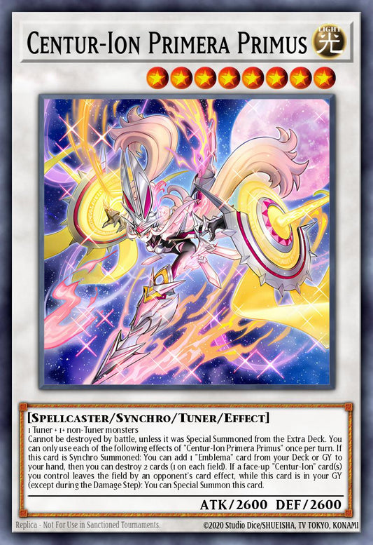(106) YuGiOh TCG MP25: 2025 Mega-Pack Tin Single: Centur-Ion Primera Primus  Secret Rare