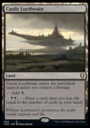 (884) Magic The Gathering Commander Legends: Battle for Baldur's Gate: Extras Single: Castle Locthwain Holo Rare