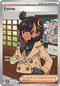 (107/086) Pokemon TCG Chaos Rising Single: Emma Ultra Rare