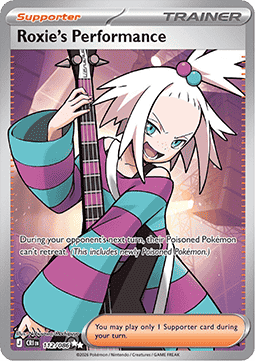 (112/086) Pokemon TCG Chaos Rising Single: Roxie's Performance Ultra Rare