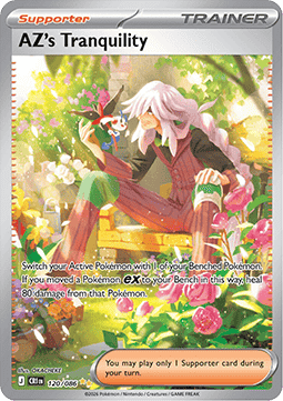 (120/086) Pokemon TCG Chaos Rising Single: AZ's Tranquility Special Illustration Rare