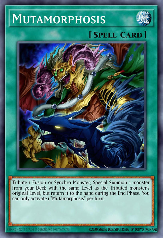 (070) YuGiOh TCG PHNI: Phantom Nightmare Single: Mutamorphosis (V.2 - Quarter Century Secret Rare)  Quarter Century Secret Rare