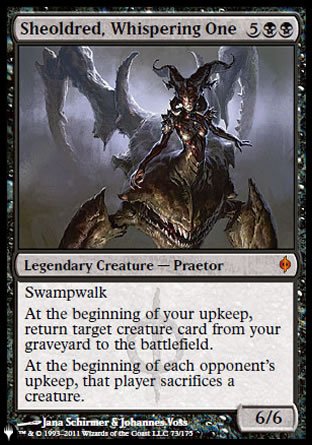 (073) Magic The Gathering The List Single: Sheoldred, Whispering One Mythic