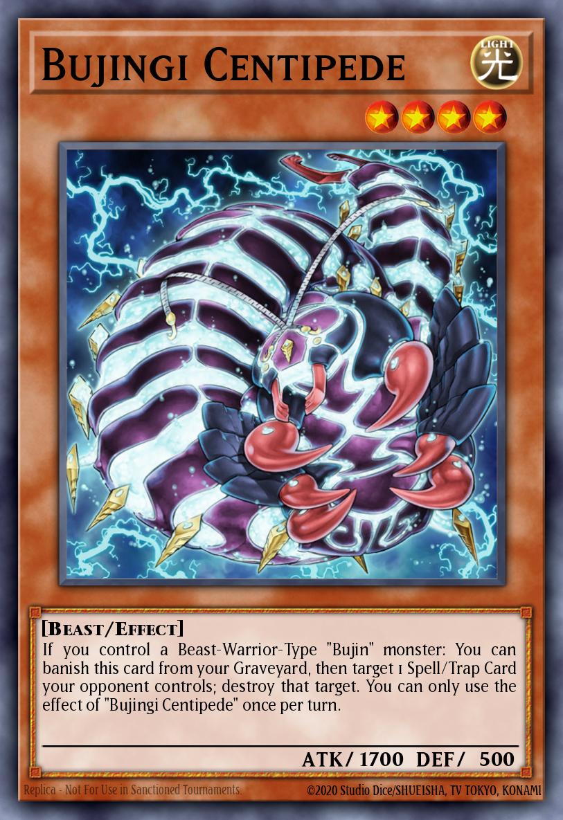 (148) YuGiOh TCG MP14: 2014 Mega-Tins Mega-Pack Single: Bujingi Centipede Common