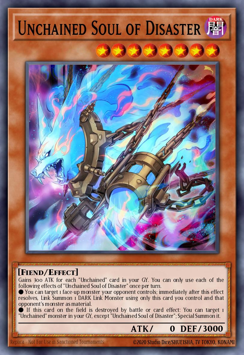 (154) YuGiOh TCG MP20: 2020 Tin of Lost Memories Mega Pack Single: Unchained Soul of Disaster Super Rare