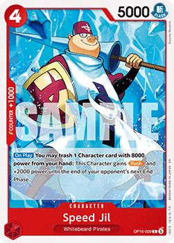 (009) One Piece TCG OP16: The Time of Battle Single: Speed Jil (OP16-009) Common