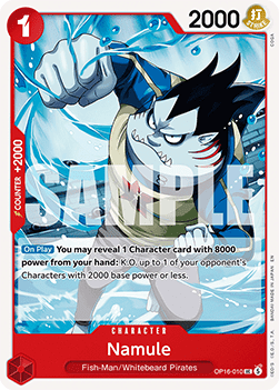 (010) One Piece TCG OP16: The Time of Battle Single: Namule (OP16-010) Uncommon