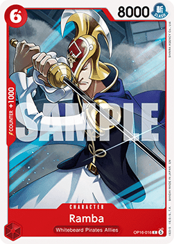 (016) One Piece TCG OP16: The Time of Battle Single: Ramba (OP16-016) Common