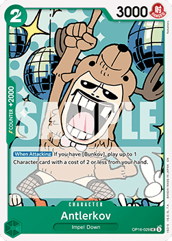 (029) One Piece TCG OP16: The Time of Battle Single: Antlerkov (OP16-029) Uncommon