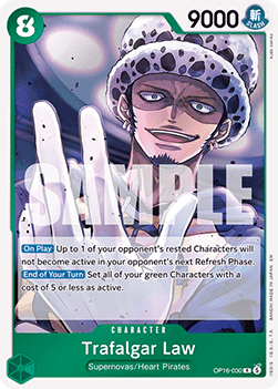 (030) One Piece TCG OP16: The Time of Battle Single: Trafalgar Law (OP16-030) Rare