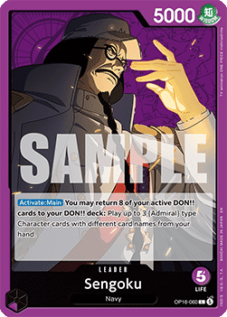 (060) One Piece TCG OP16: The Time of Battle Single: Sengoku (OP16-060) (V.1) Leader