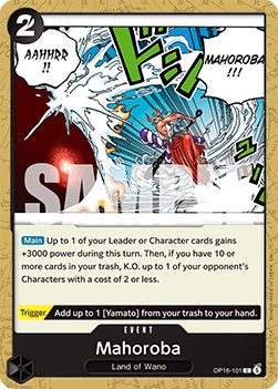 (101) One Piece TCG OP16: The Time of Battle Single: Mahoroba (OP16-101) Common