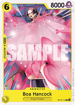 (112) One Piece TCG OP16: The Time of Battle Single: Boa Hancock (OP16-112) Common