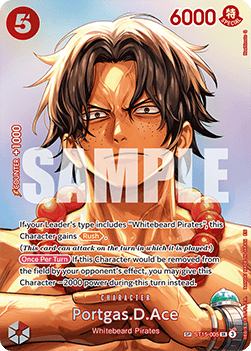 (ST15-005) One Piece TCG OP16: The Time of Battle Single: Portgas.D.Ace (ST15-005) Special Rare