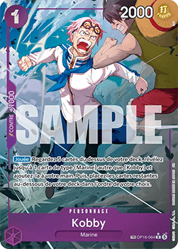 (064) One Piece TCG OP16: The Time of Battle Single: Koby (OP16-064) (V.2) Treasure Rare