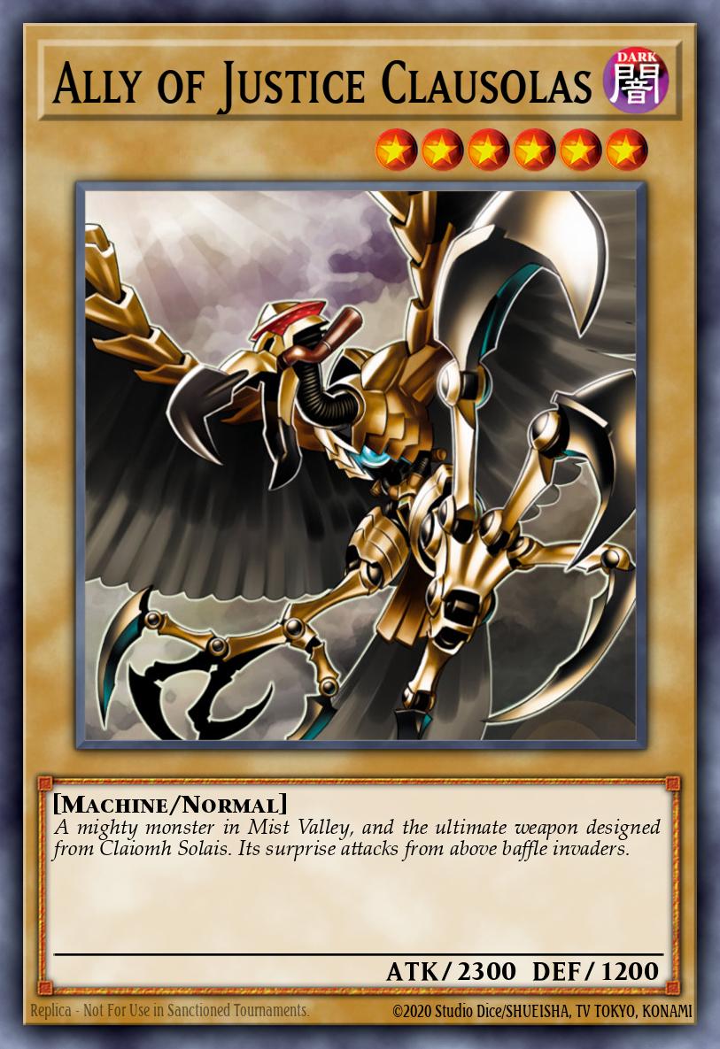 (076) YuGiOh TCG HAC1: Hidden Arsenal: Chapter 1 Single: Ally of Justice Clausolas (V.2 - Parallel Rare) Parallel Rare