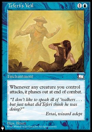(000) Magic The Gathering The List Single: Teferi's Veil Uncommon