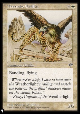 (000) Magic The Gathering The List Single: Teremko Griffin Common
