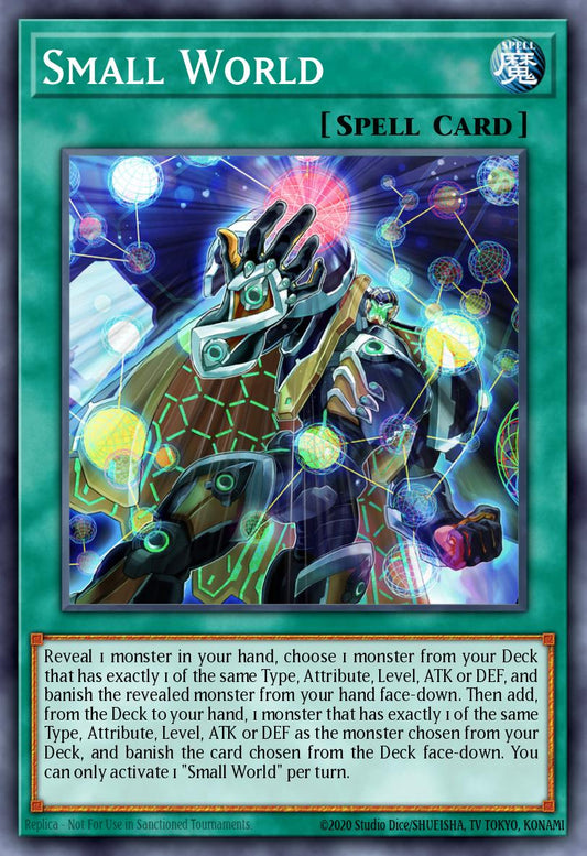 (067) YuGiOh TCG RA01: 25th Anniversary Rarity Collection Single: Small World (V.3 - Secret Rare)  Secret Rare