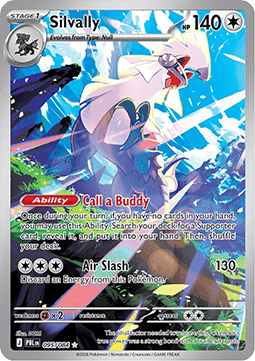 (095/084) Pokemon TCG Pitch Black Single: Silvally Illustration Rare