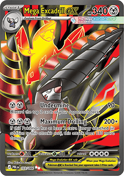 (103/084) Pokemon TCG Pitch Black Single: Mega Excadrill ex Ultra Rare