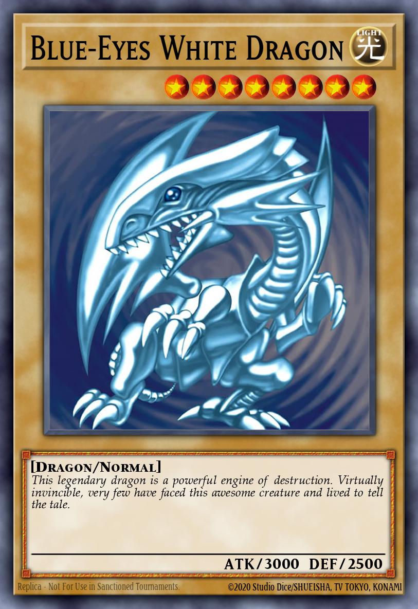 (001) YuGiOh TCG BLMM: Battles of Legend: Monster Mayhem Single: Blue-Eyes White Dragon (V.1 - Secret Rare) Secret Rare