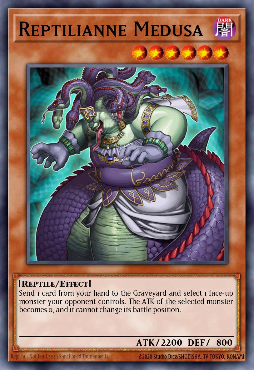 (021) YuGiOh TCG SOVR: Stardust Overdrive Single: Reptilianne Medusa Common
