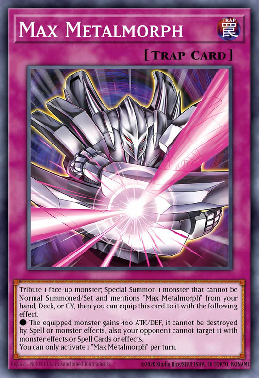 (424) YuGiOh TCG MP25: 2025 Mega-Pack Tin Single: Max Metalmorph  Common