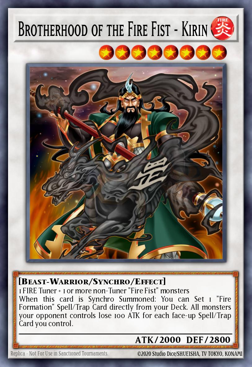 (094) YuGiOh TCG MP14: 2014 Mega-Tins Mega-Pack Single: Brotherhood of the Fire Fist - Kirin Rare