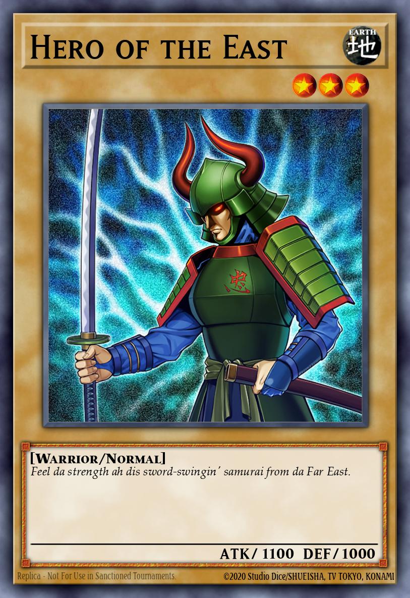 (019) YuGiOh TCG LCJW: Legendary Collection 4: Mega Pack Single: Hero of the East Common