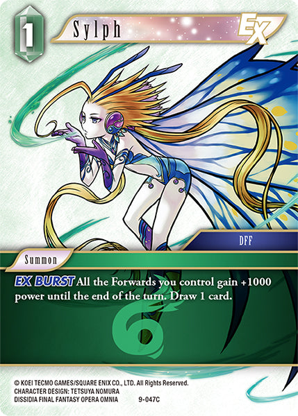 (047) Final Fantasy TCG Opus IX: Lords & Chaos Single: Sylph (9-047) Common