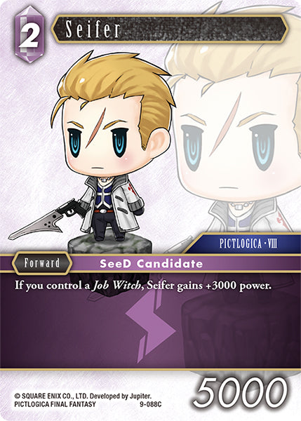 (088) Final Fantasy TCG Opus IX: Lords & Chaos Single: Seifer (9-088) Common