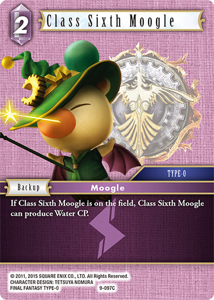 (097) Final Fantasy TCG Opus IX: Lords & Chaos Single: Class Sixth Moogle (9-097) Common