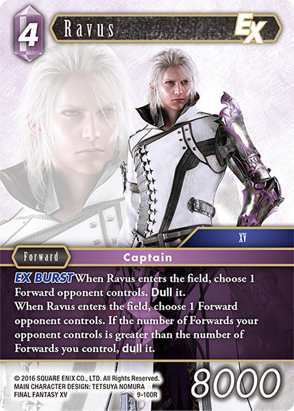 (100) Final Fantasy TCG Opus IX: Lords & Chaos Single: Ravus (9-100) Holo Rare