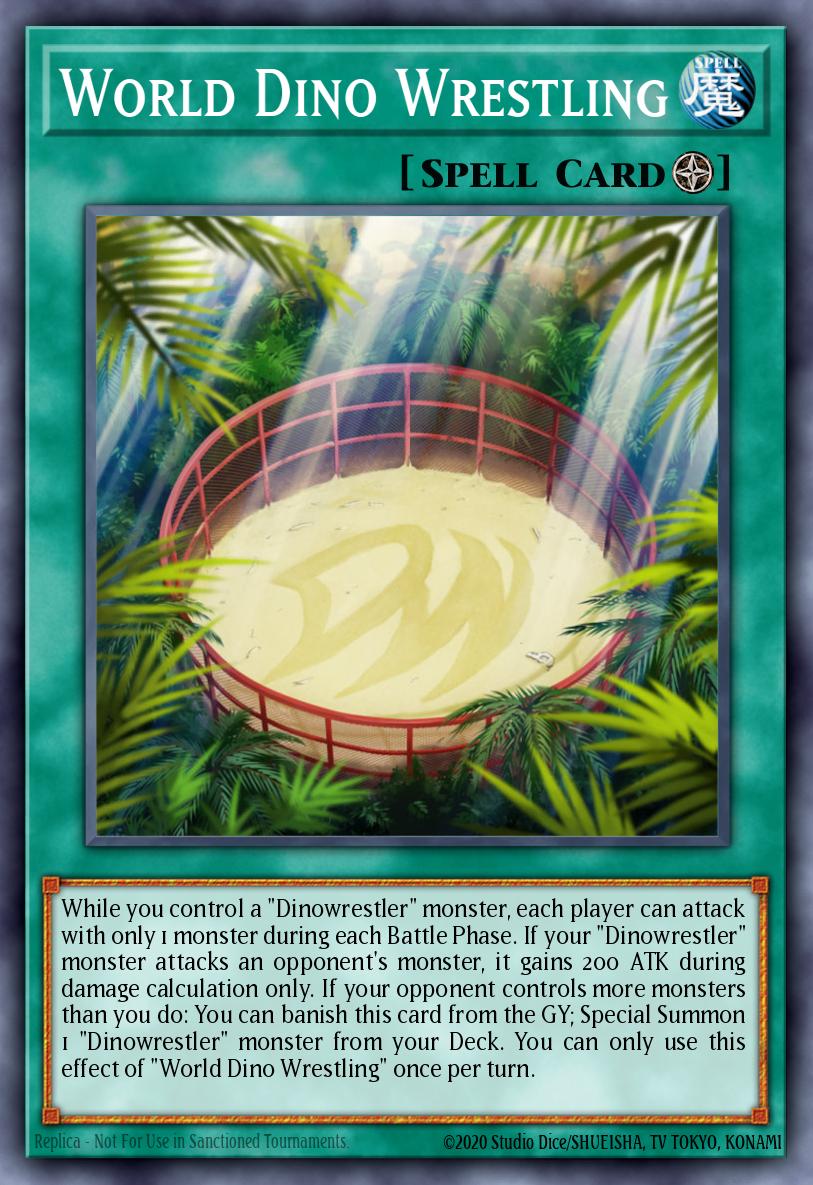 (197) YuGiOh TCG MP19: 2019 Gold Sarcophagus Tin Mega Pack Single: World Dino Wrestling Common