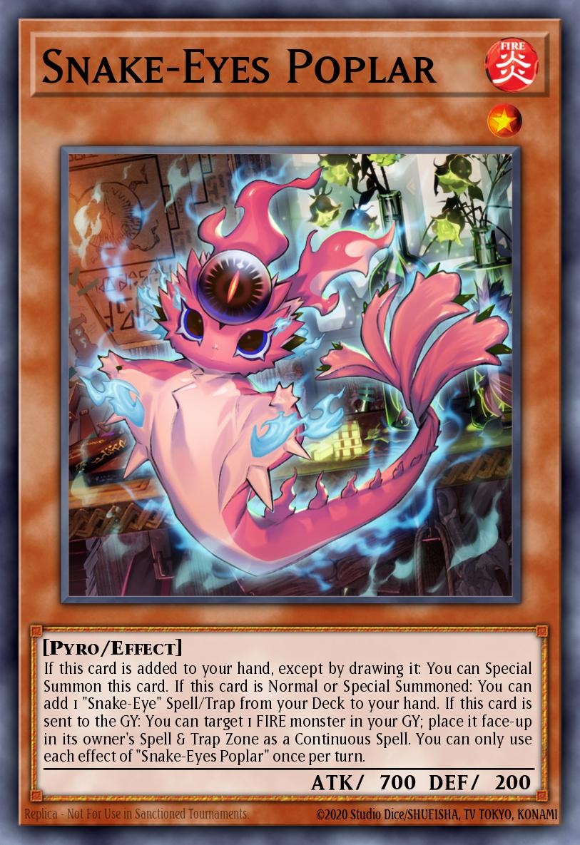 (128) YuGiOh TCG MP24: 25th Anniversary Tin: Dueling Mirrors Single: Snake-Eyes Poplar Secret Rare