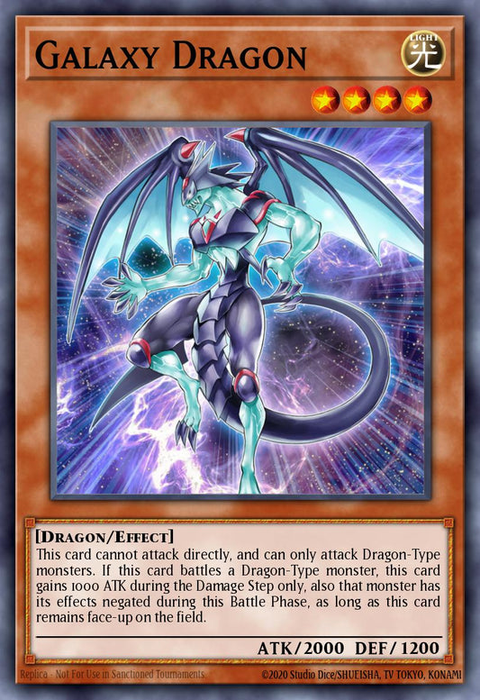 (098) YuGiOh TCG PRIO: Primal Origin Single: Galaxy Dragon  Common