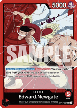 (001) One Piece TCG OP17: The World’s Strongest Warriors Single: Edward.Newgate (OP17-001) (V.1) Leader
