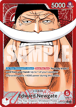 (001) One Piece TCG OP17: The World’s Strongest Warriors Single: Edward.Newgate (OP17-001) (V.2) Alternate Art