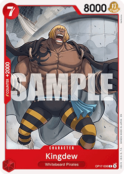 (006) One Piece TCG OP17: The World’s Strongest Warriors Single: Kingdew (OP17-006) (V.1) Common